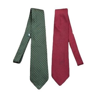 Burberry London Silk Ties - Lot of 2